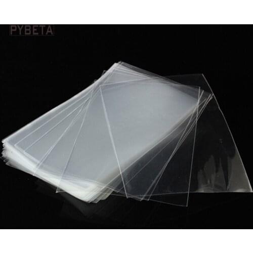 500pcs/lot- width (8cm-10cm) Top Open Clear Cellophane Flat Pocket Transparent OPP Plastic Bag Candy Tools Gift Packing bags