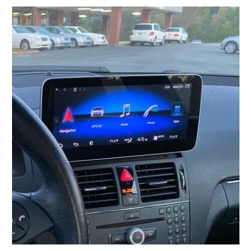 8+256GB Multimedia Android 11 Player Auto Car Radio Stereo For Mercedes Benz C CLASS W204 C63 C200 C260 2007 2008-2011 Head Unit