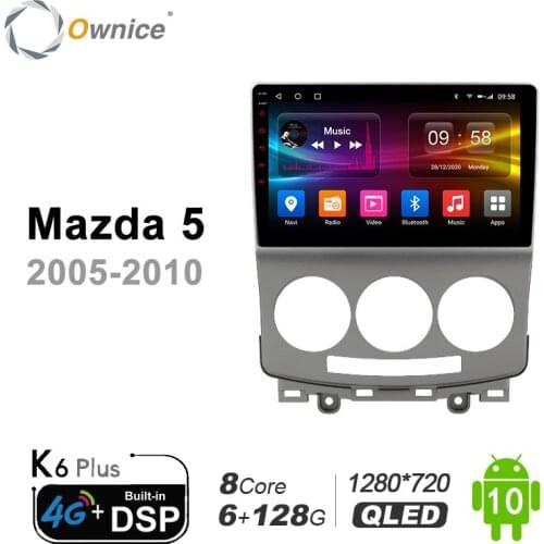 Ownice 2din Car Radio Android 10.0 Multimedia Car Video Player for Mazda 5 2005-2010 Carplay GPS Navigation Octa Core Double Din