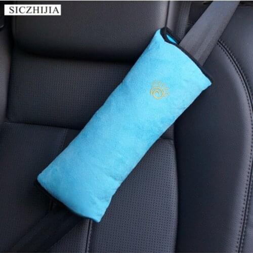 Car seat belt child shoulder protection pad for Porsche Cayenne Macan Macan S Panamera Cayman Carrera Porsche911