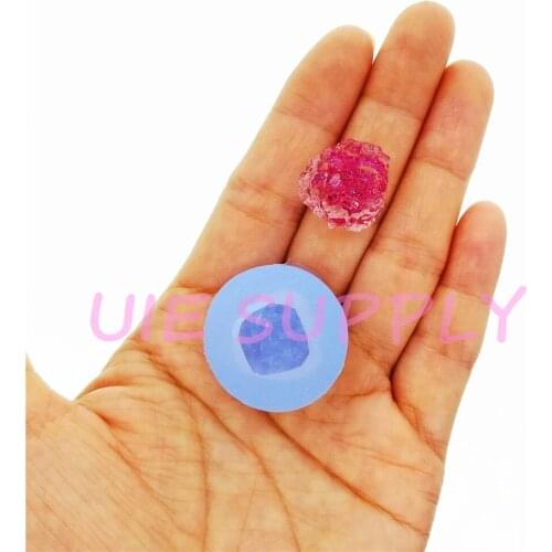 BYL478U 19.1mm x 17.9mm Crystal Stone Earrings Silicone Mold Resin Necklace Pendant Making Craft Fondant Cake Decoration Candy