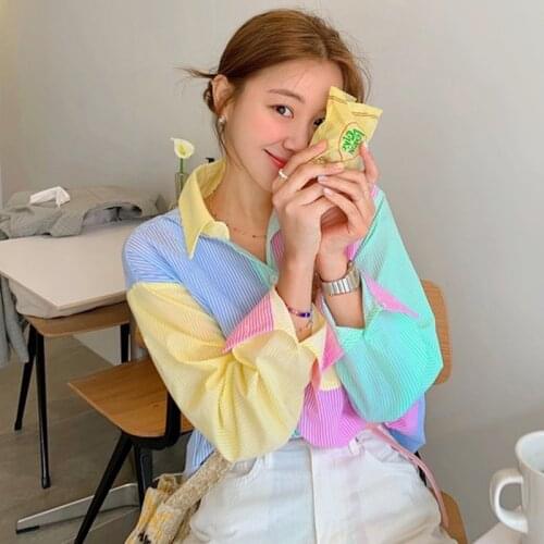 CBAFU Women's Striped Shirts