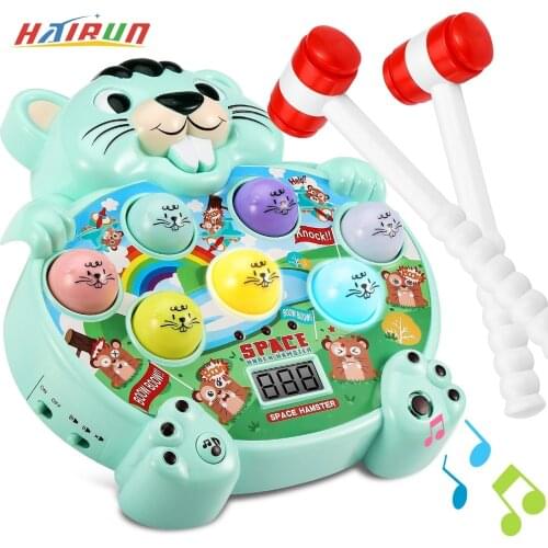 Whac A Mole Game for Baby Interactive Pounding Toy Interactive Whack A Frogs Fun Hammering Game Early Development Learning Gift