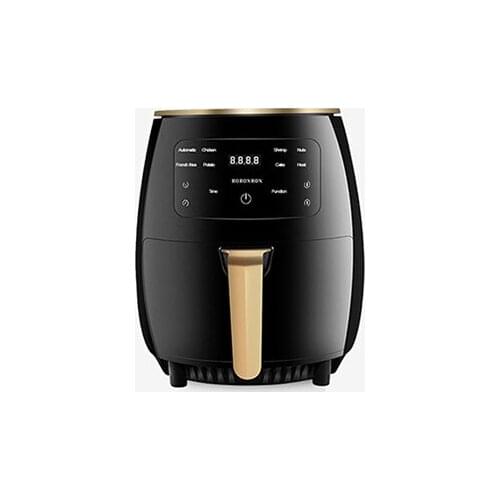 Custom Presets Fume-Free Air Fryer Electric Hot Air Fryers Oven Oilless Cooker with Digital LCD Screen