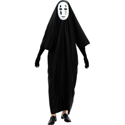 Snailify Halloween Costume For Men No Face Man Costume Anime Cosplay Spirited Away Cosplay Kids No Face Man Cosplay