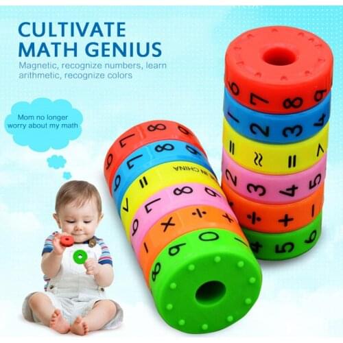 Magnet Digital Counting Intelligence Game Mathematics Novelty Magic Axis Puzzle Math Toys Kids Children Learning Educational Toy