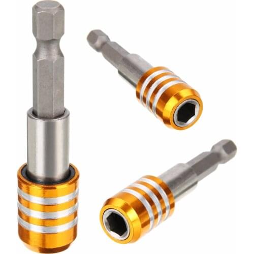 1pc 60mm Magnetic Screwdriver Bit Holder 1/4" Hex Shank Quick Release Drill Bit Holders Mayitr