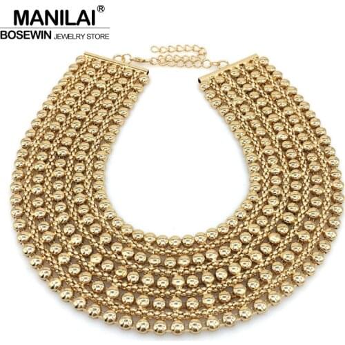 MANILAI Gold Chokers China