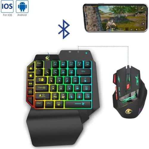 PUBG Mobile BattleDock Keyboard Mouse Converter Gamepad Single hand Gaming Controller For IOS Android For CoD Fortnite FPS Games