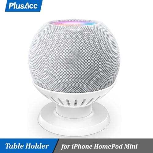 For HomePod Mini Table Pedestal Mount Desktop Holder Smart Speaker Space Saving Accessories Without Messy