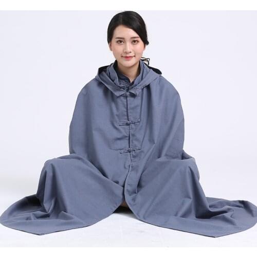 Meditation clothes Traditional chinese clothing for women buddhist robes monk robe cloak Loose long chinese Zen Kungfu robes