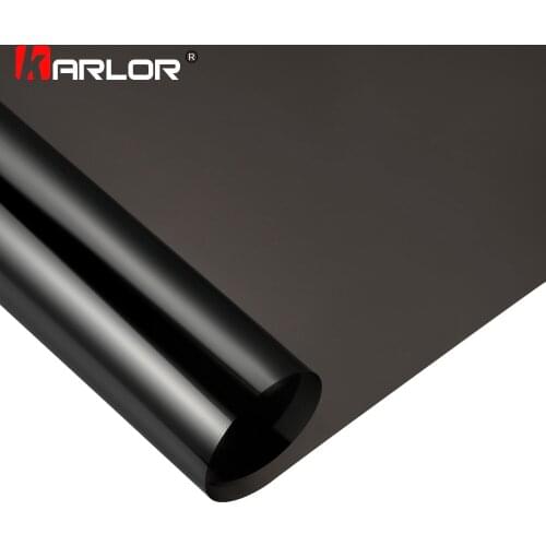 VLT 36% 50x400cm Black Car Window Tint Film Glass Automobiles Car House Commercial Auto Solar Protection Side window Tint film