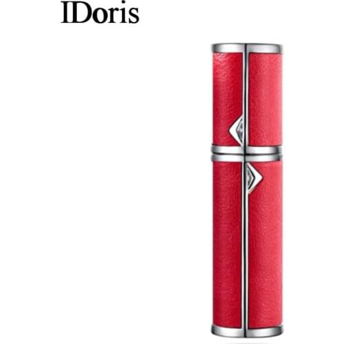 IDoris 5ml Portable Travel Mini Container Aluminum Refillable Perfume Spray Bottle Water Container Empty Cosmetic Storage Bottle