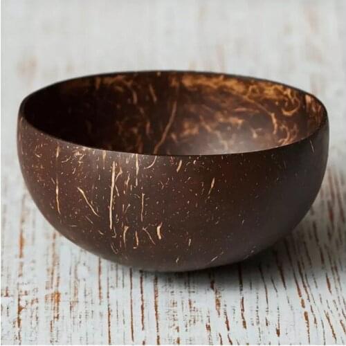 Vietnam Authentic Coconut Coconut Bowl Unlacquered and wax-free coconut wood solid wood childrens adult rice bowl tableware hot