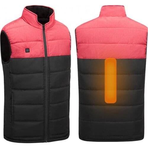 9 Areas Heated Vest Jacket USB Men Winter Electrical Heated Sleevless Jacket Outdoor Fishing Hunting Waistcoat Hiking Vest