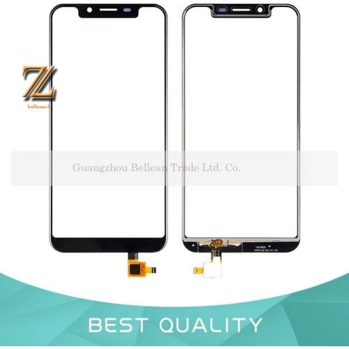 1pcs 5.85'' Black U18 Touchscreen Sensor Glass Panle Digitizer For Oukitel U18 Touch Screen Front Glass Replacement with Tools