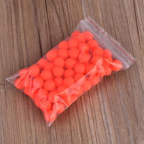 100pcs Red Fishing Float Balls 2 Size 4# 6# EPS Foam Buoyancy Ball Float Gear Fish Float Outdoor Fishing Tackle Accessory