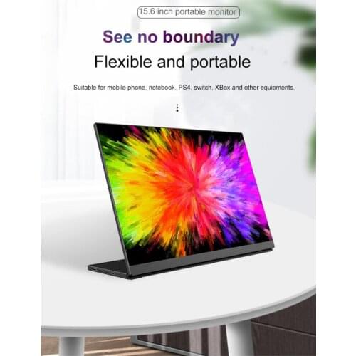 15.6 inch Gaming LCD Monitor Touch Screen Portable 1080P IPS HD USB Type C for laptop Samsung phone XBOX Switch PS4
