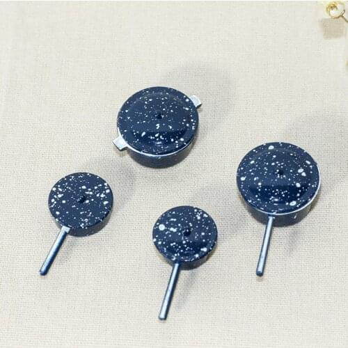 4 Pieces Dollhouse 1:12 Miniature Frying Pans Cookware Toy Decorations Accs