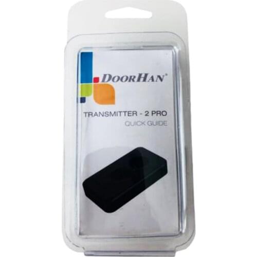 Remote Control for Gate DOORHAN Transmitter 2 Pro 2 Button Black 4pro DOORHAN Keychain Barrier 433MHz transmitter-2pro Garage