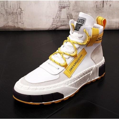 CuddlyIIPanda Men Fashion Casual Ankle Boots Spring Autumn Luxury Designer Thick Bottom Youth Trending Sneakers Male Boots