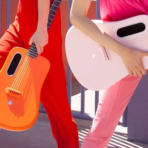 LAVA ME 2 Acoustic Electric Carbon Fiber Guitar FreeBoost Effects 36 Inches Travel Guitar With Bag/Pick/USB Cable LAVA MUSIC