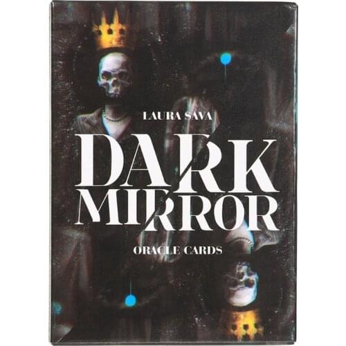 Dark Mirror Oracle Card 32 Cards Deck Tarots Family Party Board Game Tarots Card R66E