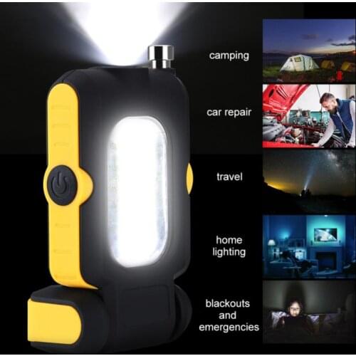 New Bike Vehicle Lamp Strong Magnetism Maintenance Lamp Outdoor Emergency Light Camping Lamps Handheld Bicycle Flashlight