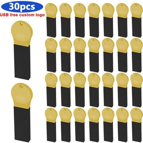 Bulk 30pcs Free Logo Usb Flash Drive 128GB 64GB 32GB High Speed 16GB 8GB 4GB Memory Flash USB 2.0 Menory Stick Small U Disk Gift