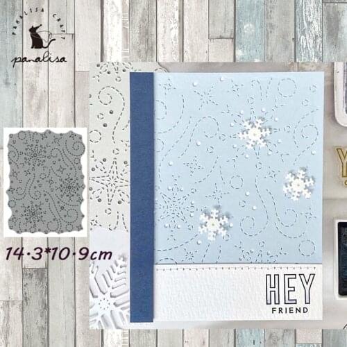 Panalisacraft Embossed Background Frame Metal Cutting Dies Stencils DIY Scrapbooking/photo album Decorative Embossing DIY Cards