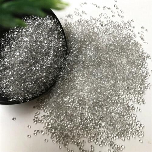 Drop Shipping 50g 2-5mm K5 White Glass Gravel Glaze Stone Rock Polished Aquarium Specimen Quartz Crystals