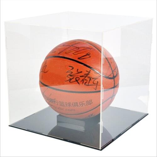 Dustproof Display Case Basketball Protection Case Boxes Container 30x30x30cm