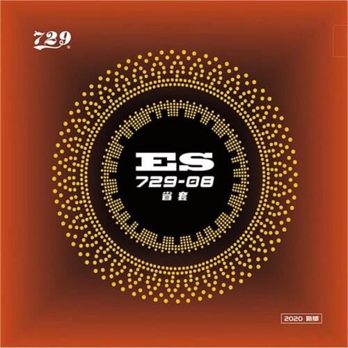 RITC 729 Friendship 729-08 ES (Provincial) Pips-in Table Tennis (PingPong) Rubber With Sponge