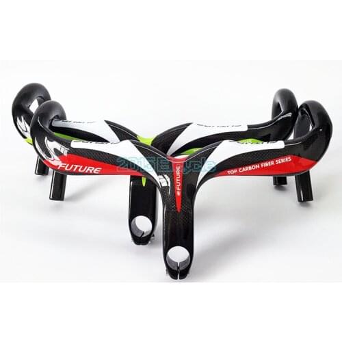 Full carbon fibre carbon handlebar riser bike handlebar bike bicycle bar for mtb bike tt carbon handle