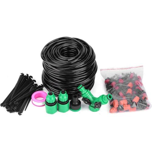 40M ABS Garden Irrigation Hose Kit System Garden Greenhouse Plants Watering Hose Kit