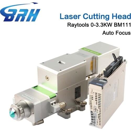 BRH BM111 Raytools Fiber Laser Cutting Head 0-3300W Auto Focusing D30 Lens for Laser Cutting Machine spare parts