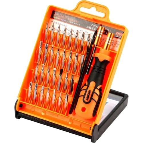 1 Set 33 In 1 Steel Precision Screwdriver Kit Repair Tools W/ Case