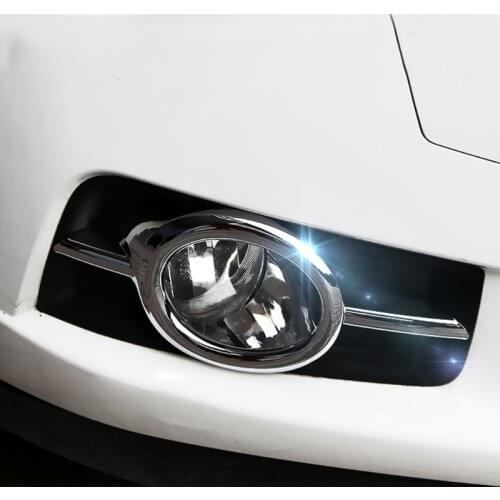 1 Pair Chrome Front Fog Lamp Light Cover Trim For Chevrolet Chevy Cruze 2009-2014