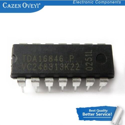 10pcs/lot TDA16846P TDA16846 DIP-14 In Stock