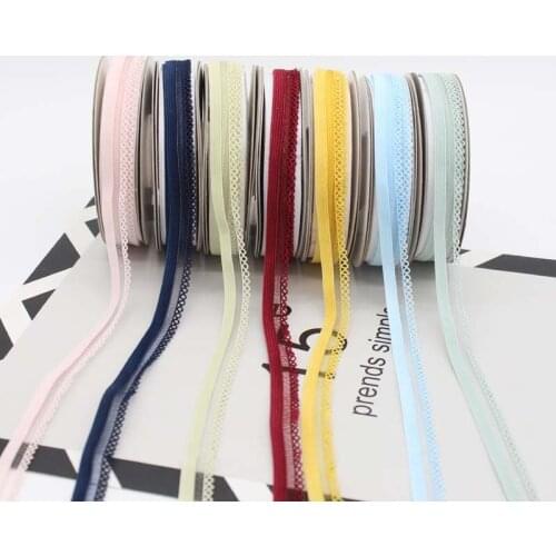 13mm 13 colors transparent filament elastic tape hollow lace Stretchy belt underwear clothing Sewing Garment accessories