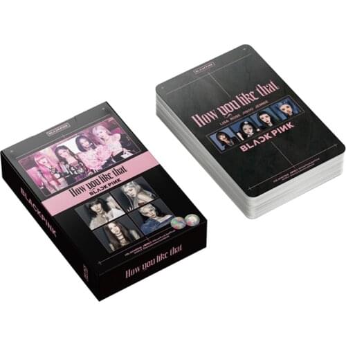 54Pcs/SetKpop New Album How You Like That Photocards LOMO Cards Photograph Cards For Fans Gift