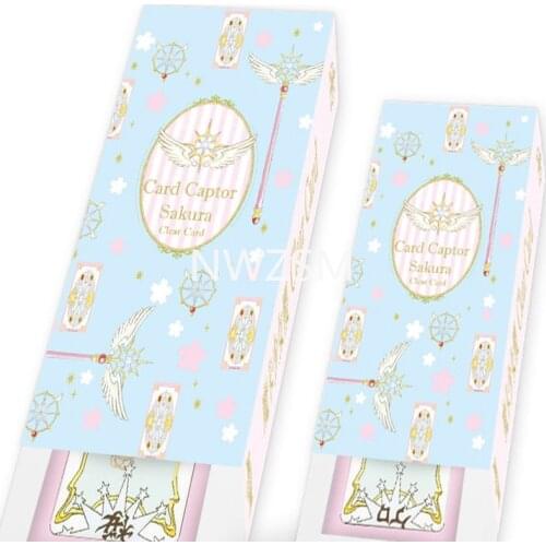 Anime Card Captor Card magic card maiden sakura transparent card kulow divination tarot Card Captor