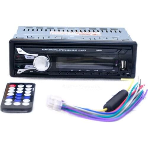 2021 New 1188B Bluetooth Car Stereo 1Din Player With Phone Holder In-Dash Fm Radio