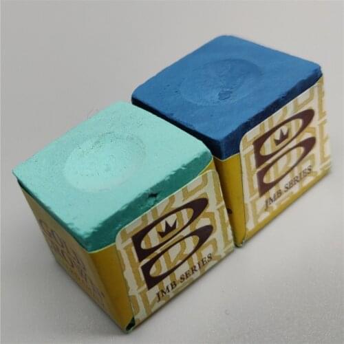 Billard Chalk Pool Chalk 2 pcs Brunswick Gold Crown Professional Carom Pool Snooker Blue Green Chalks Billiard Accessories