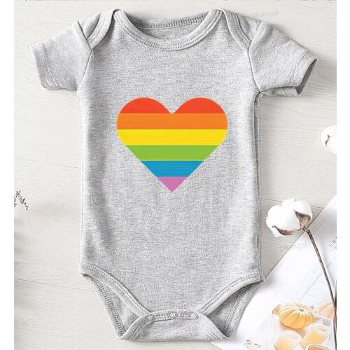 Children Shower Gifts Newborn Bodysuit Costume for Kids Love Printed Baby Clothes Toddler Girls Items Boy Infant Clothing