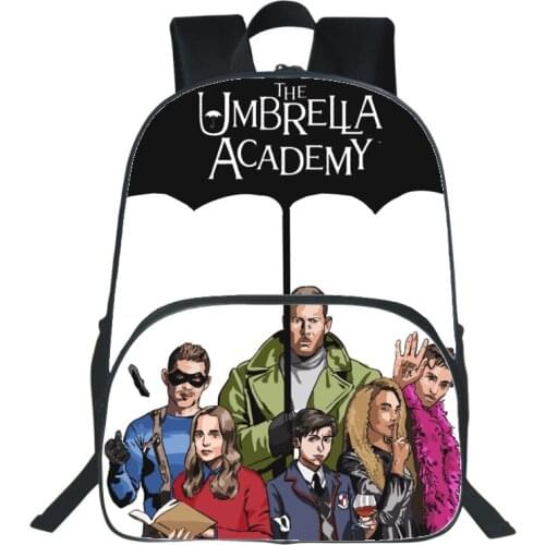 The Umbrella Academy Children School Bags For Teenage Boys Kids Backpack 3D Printing Satchel Backpack Mochila Escolar Mujer