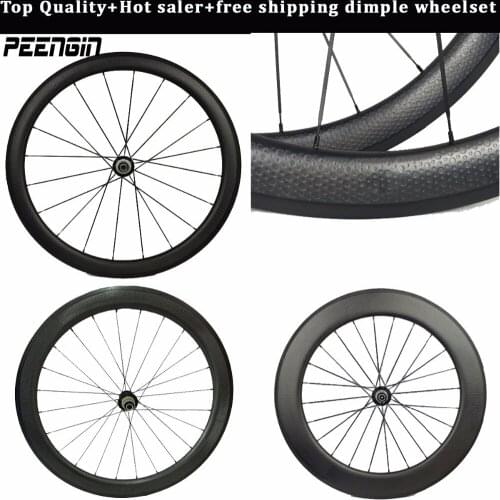 45mm carbon dimple clincher wheels 50mm mixed moonscape wheelsets 58mm bike road tubular golf rim 80mm aero spokes powerway hub