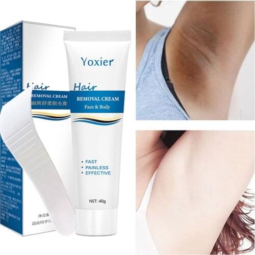 Yoxier Painless Hair Removal Cream Face Arm Leg Back Underarms Bikini Line Full Body Repair Gentle Non-Irritating Body Care