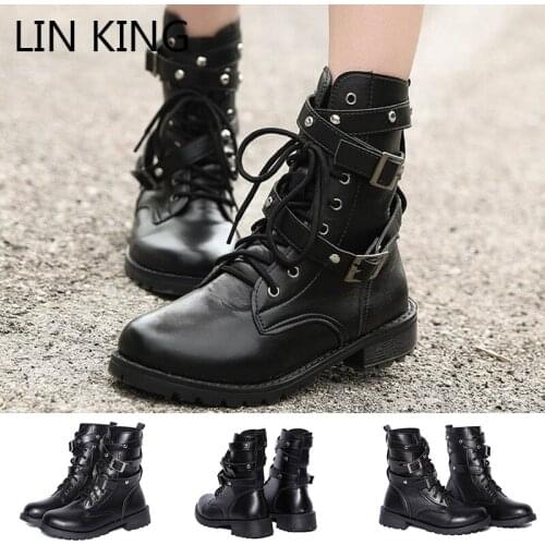 LIN KING Women's High Boots