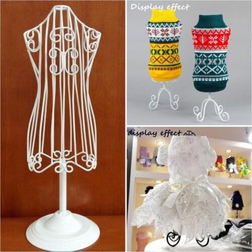 Quality Metal Dog Mannequins Dog Model Dog Cats Clothes Display Hangers Torsos Doll Dress Forms Mannequin Metal Stand